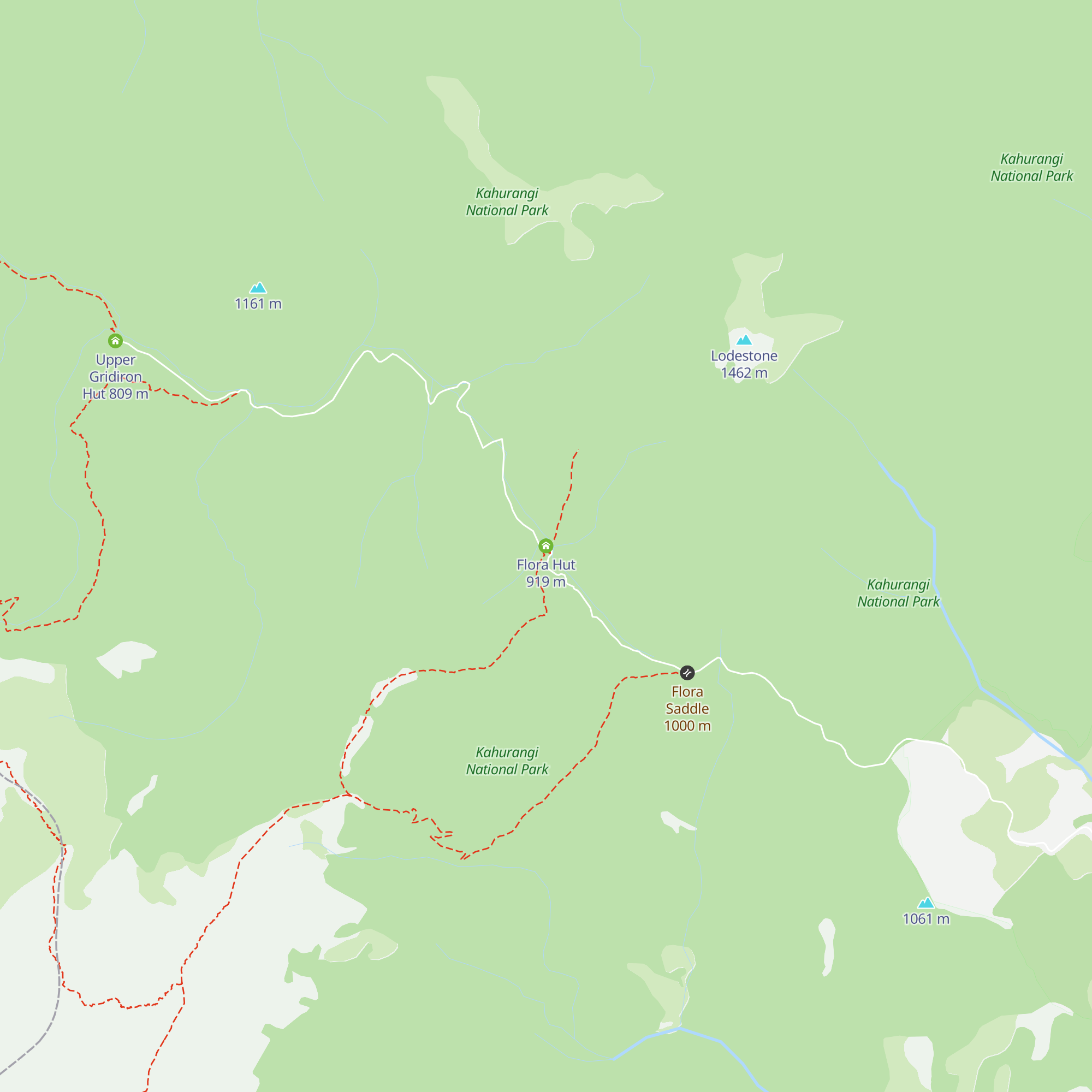 Flora Hut map