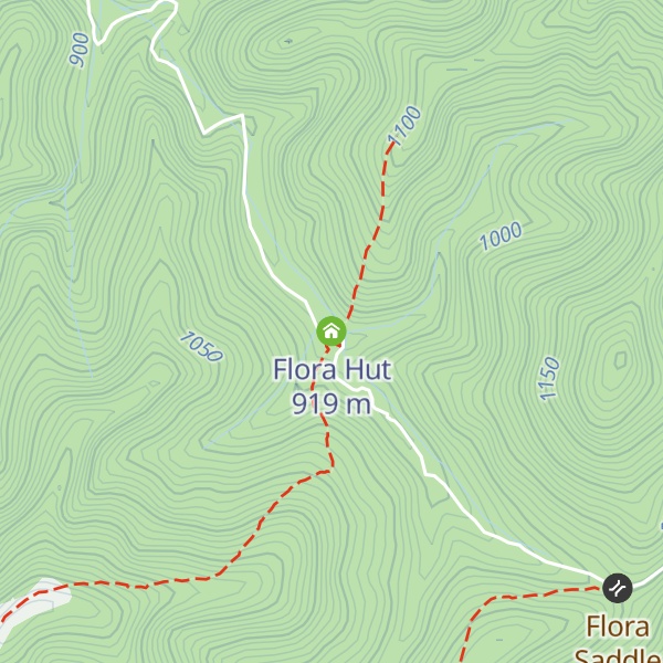 Map of Flora Hut