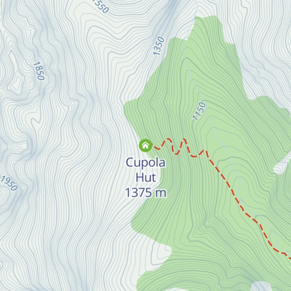 Map of Cupola Hut