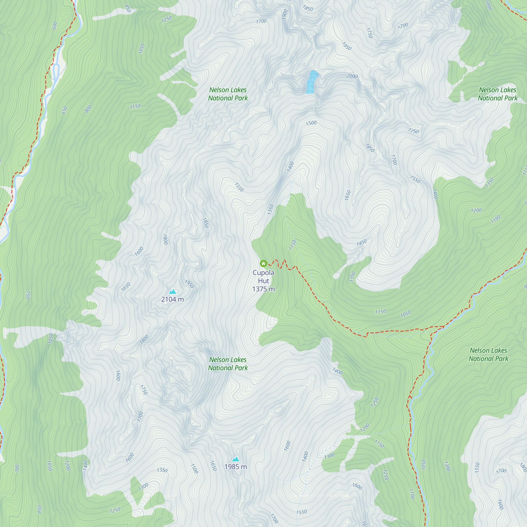 Cupola Hut map