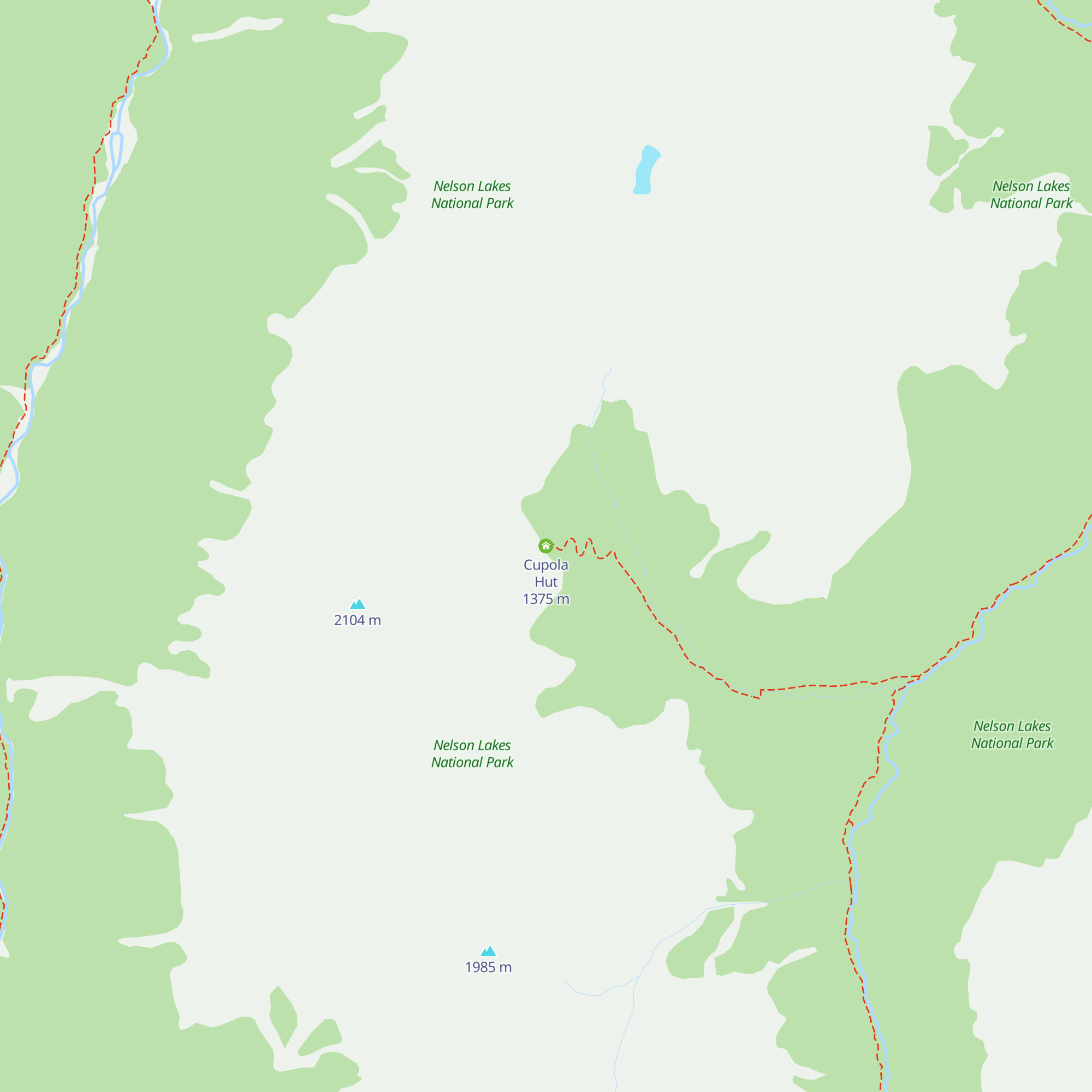 Cupola Hut map