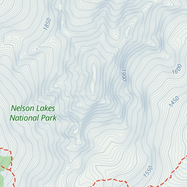 Map of Mount Travers