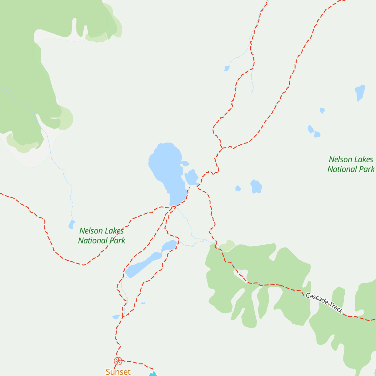 Angelus Hut map