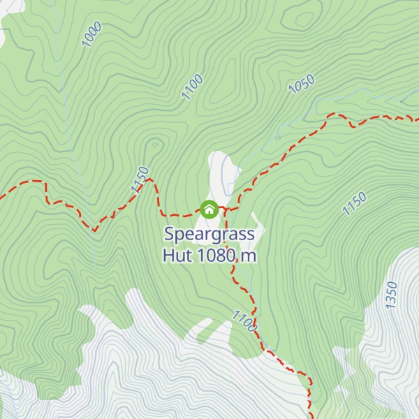 Map of Speargrass Hut