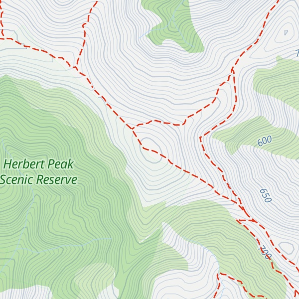 Map of Little Mount Herbert