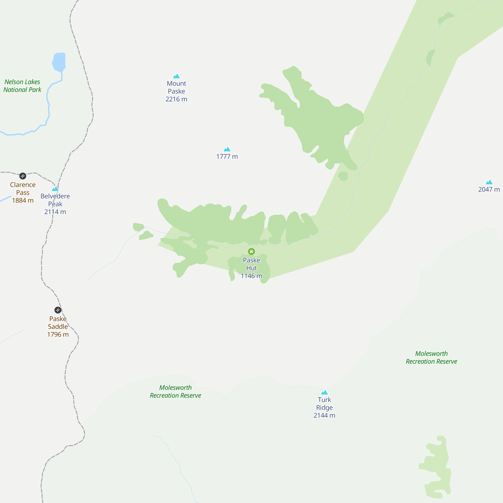 Paske Hut map