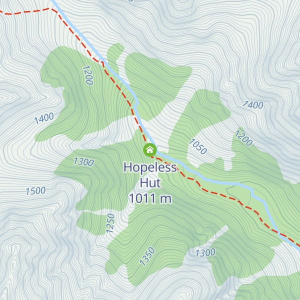 Map of Hopeless Hut