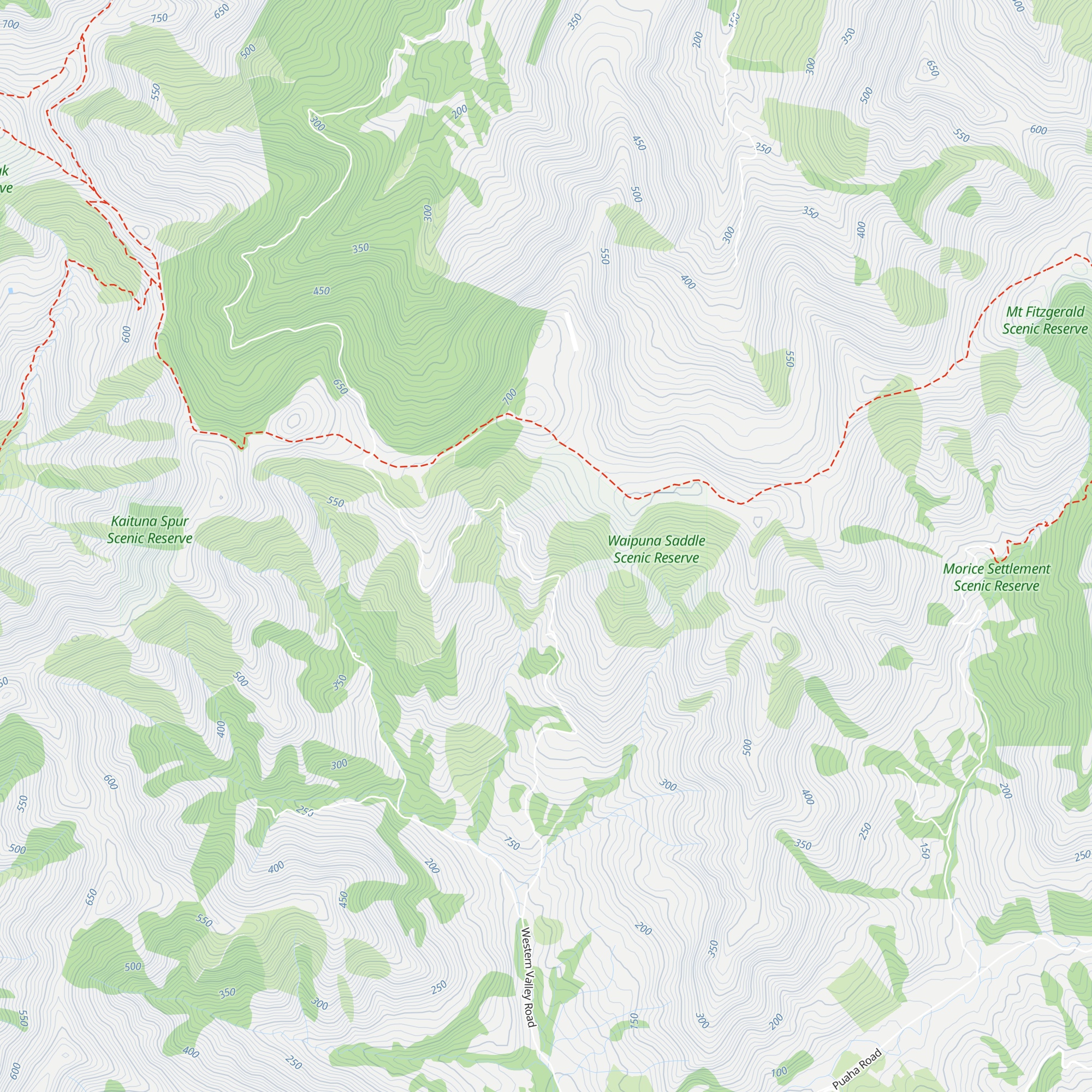 Rod Donald Hut map