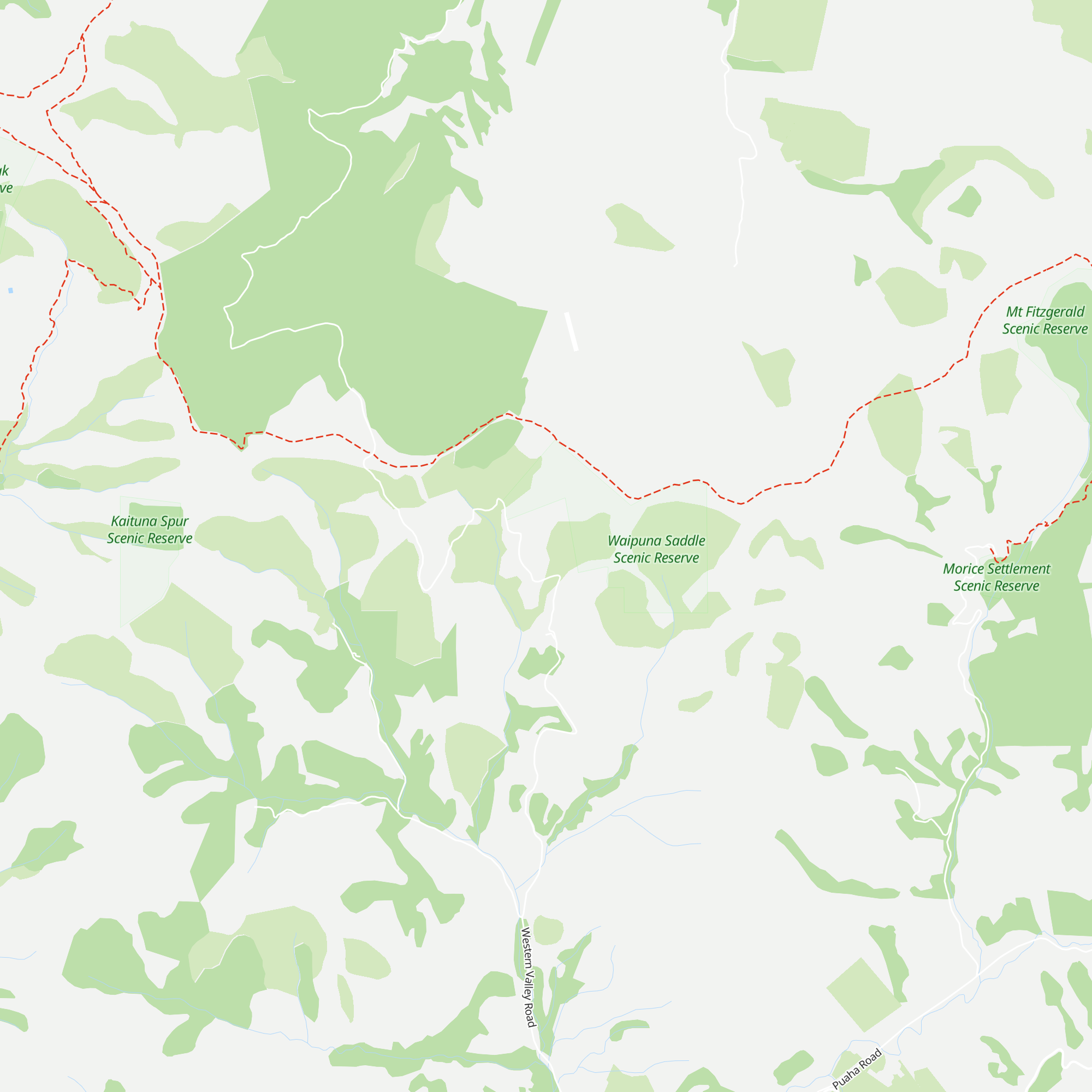 Rod Donald Hut map