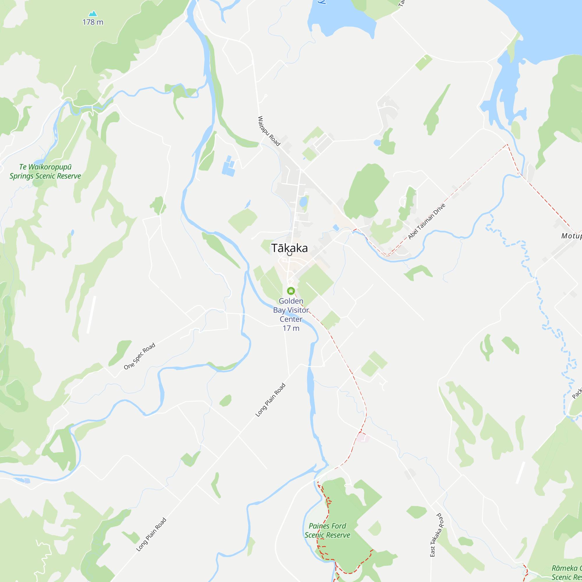 Golden Bay Visitor Center map