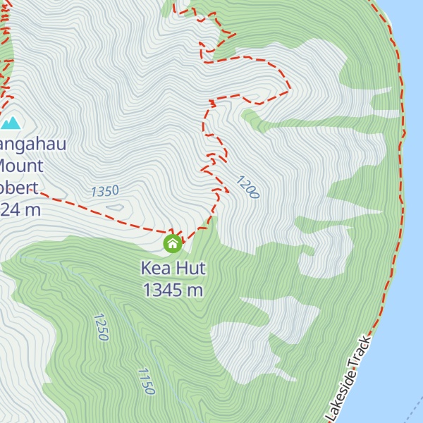 Map of Bushline Hut