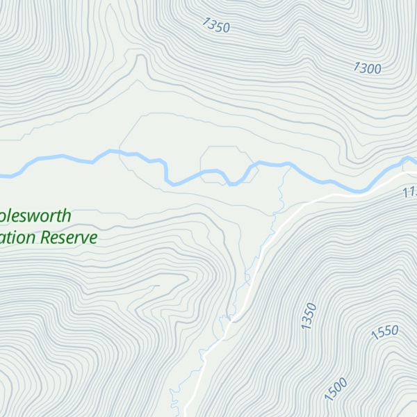 Map of Island Gully Hut