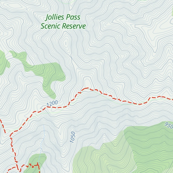Map of Mount Isobel