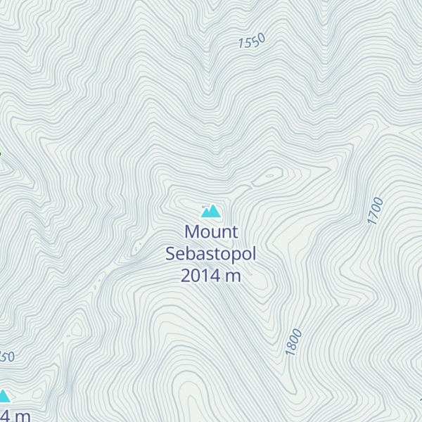 Map of Mount Sebastopol