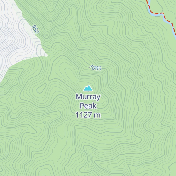 Map of Murray Peak