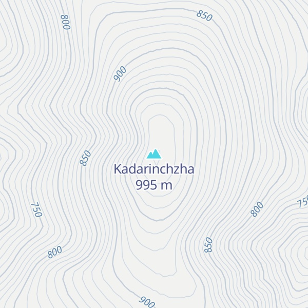 Map of Kadarinchzha