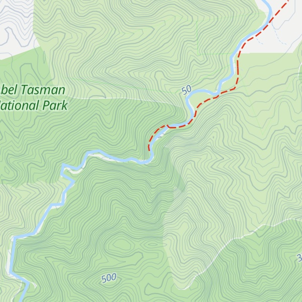 Map of Wainui Falls
