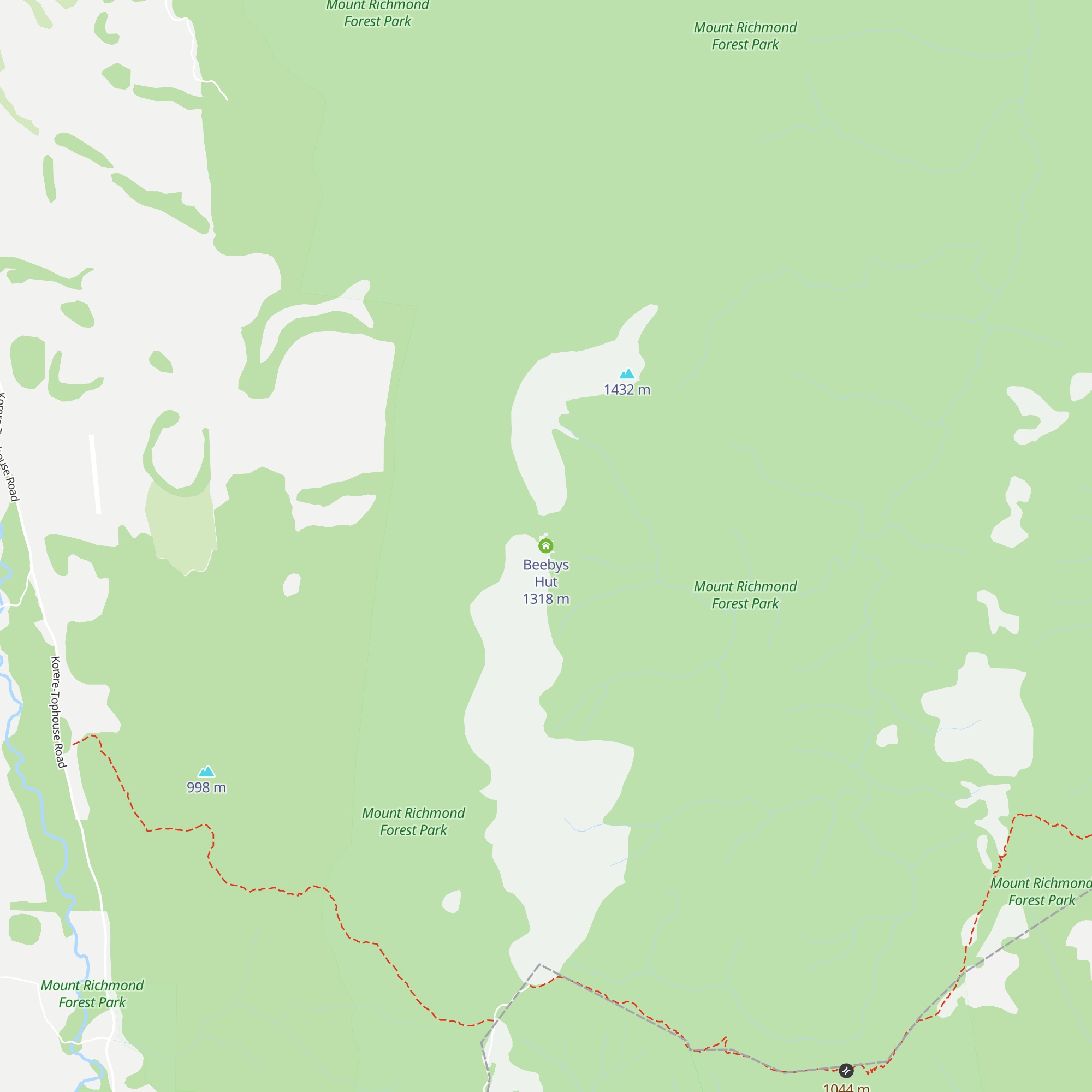 Beebys Hut map