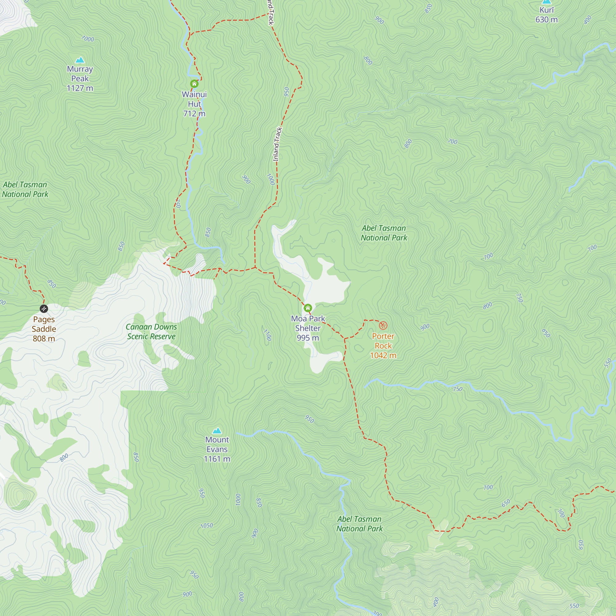 Moa Park Shelter map