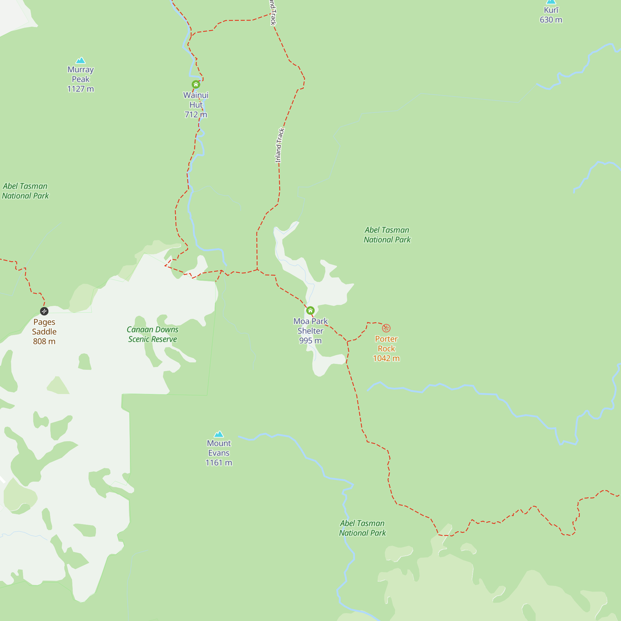 Moa Park Shelter map