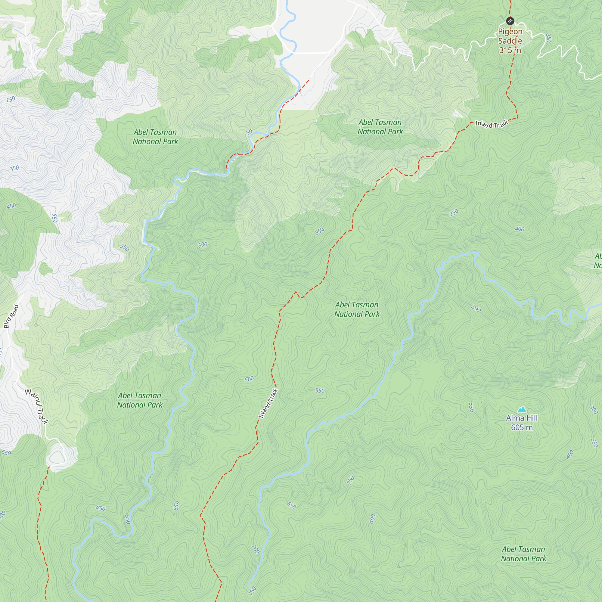 Awapoto Hut map