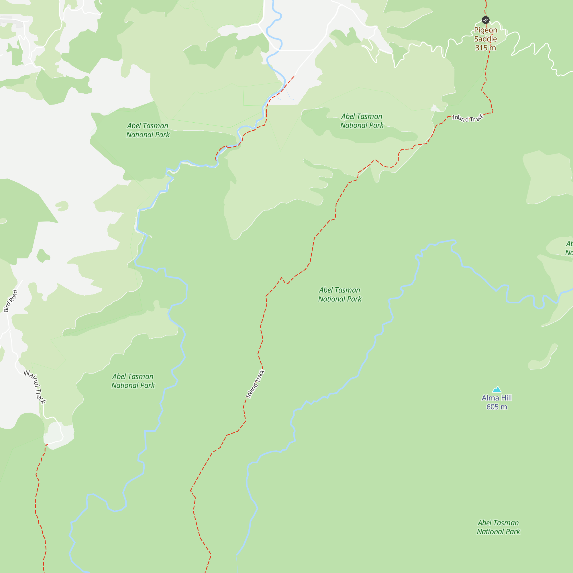 Awapoto Hut map