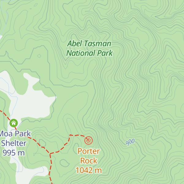 Map of Porters Rock
