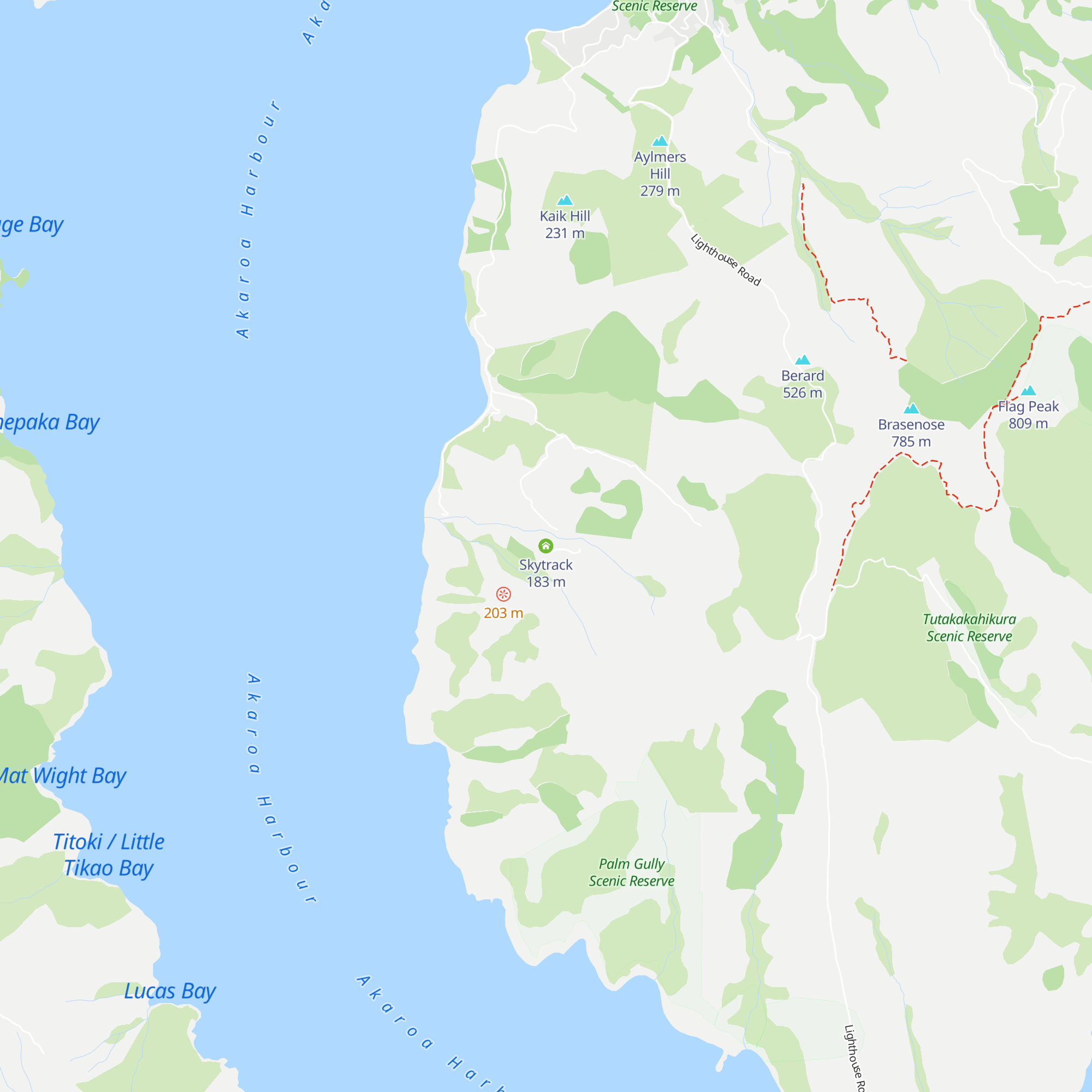 Skytrack map