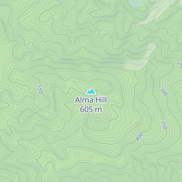 Map of Alma Hill