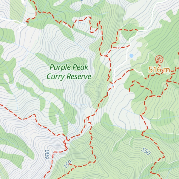 Map of Purple Peak