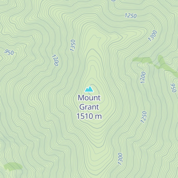 Map of Mount Grant