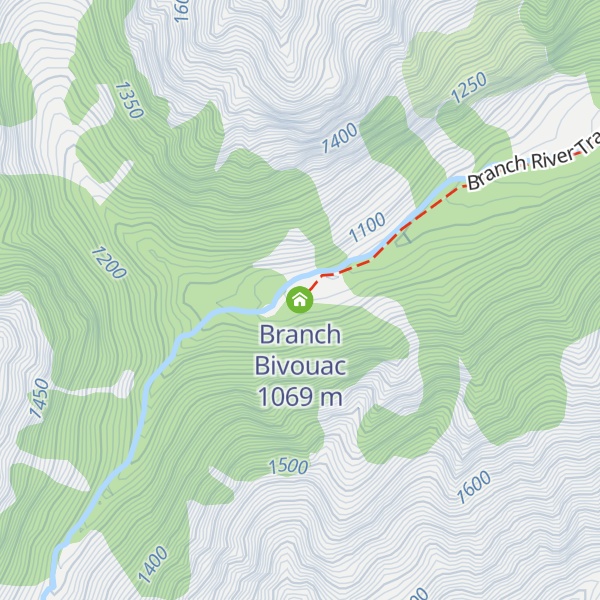 Map of Branch Bivouac