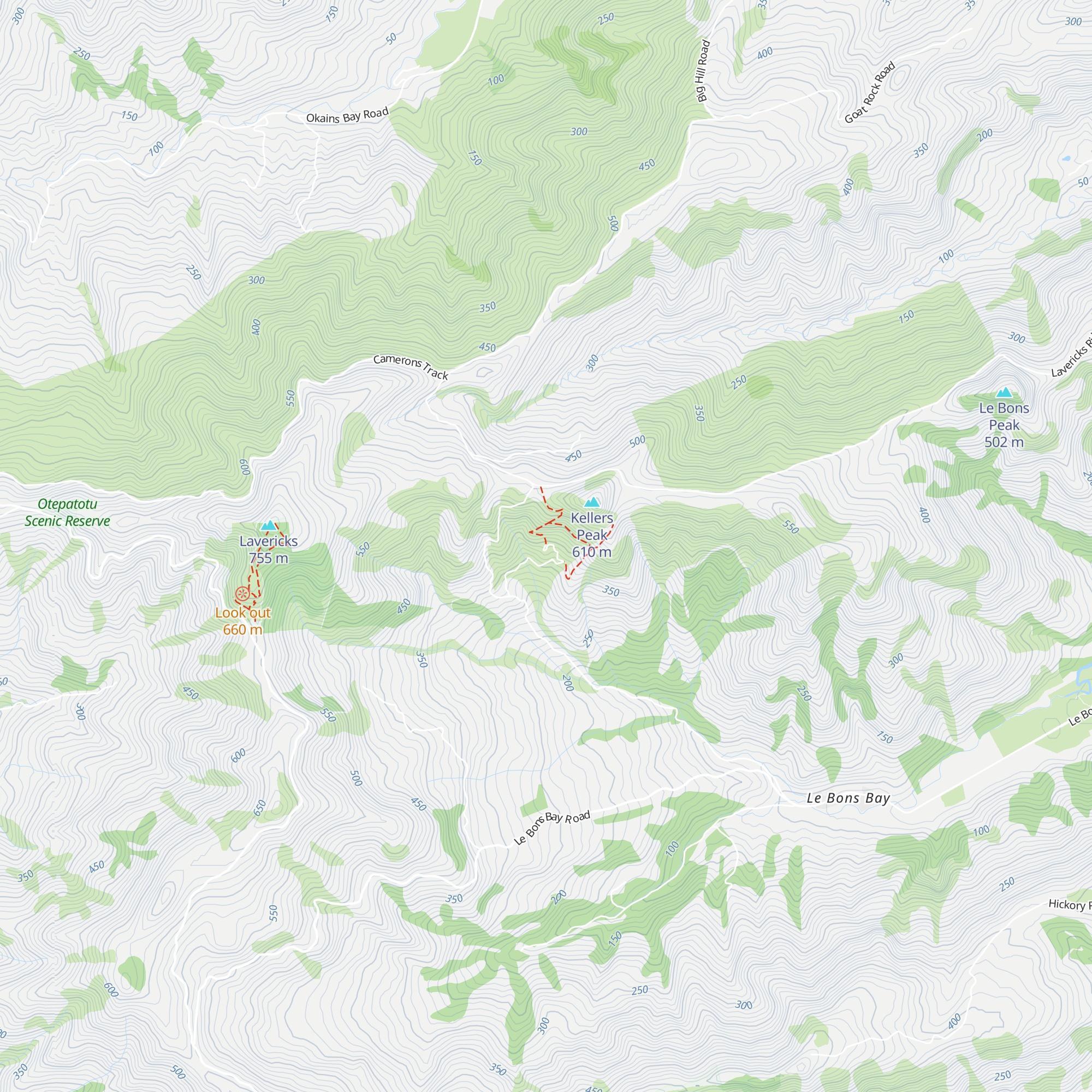 Langer Lodge map