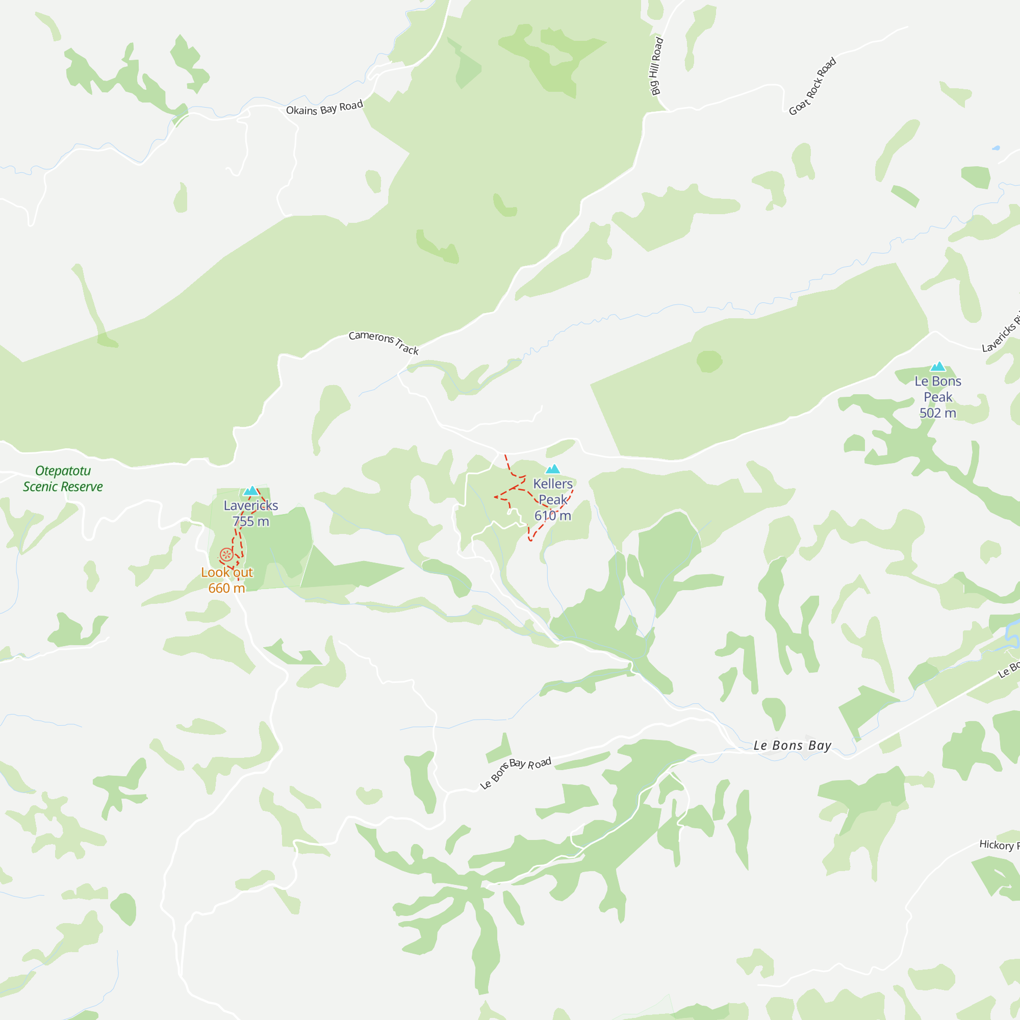 Langer Lodge map