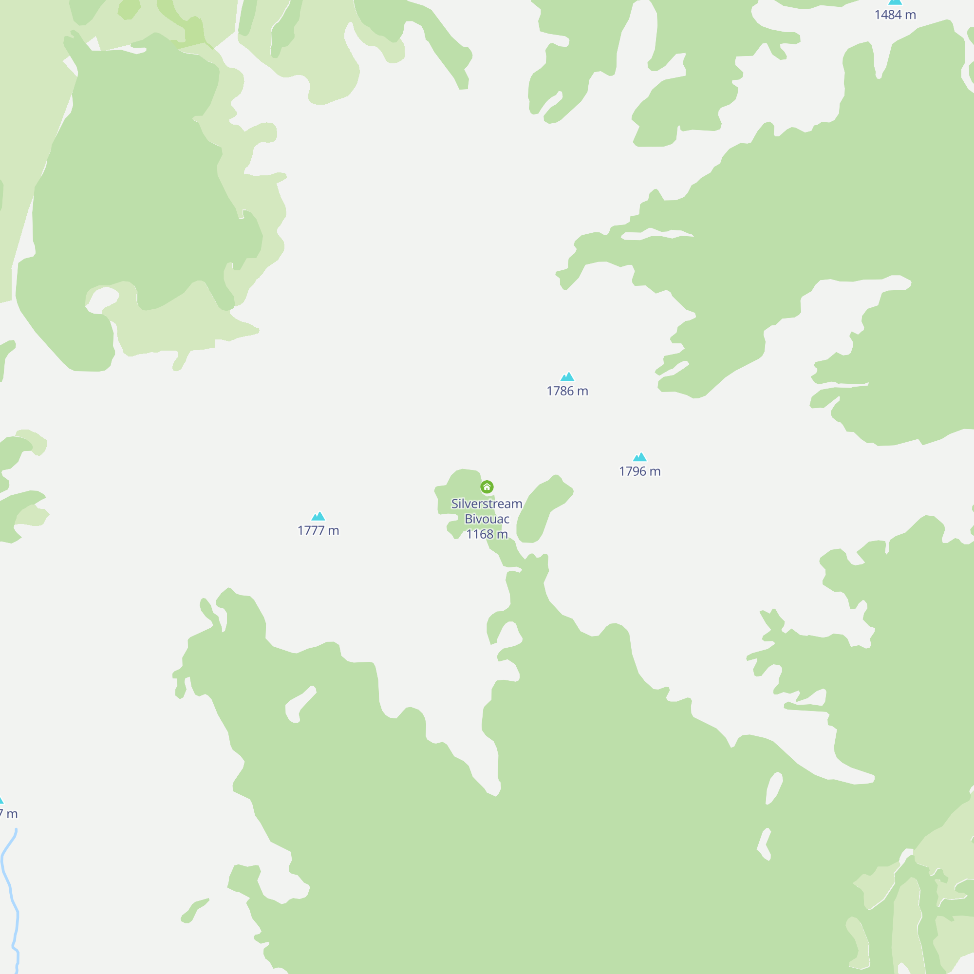 Silverstream Bivouac map