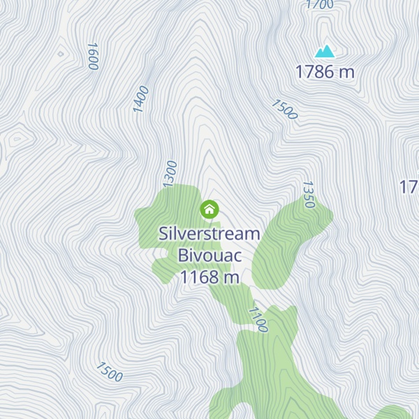 Map of Silverstream Bivouac