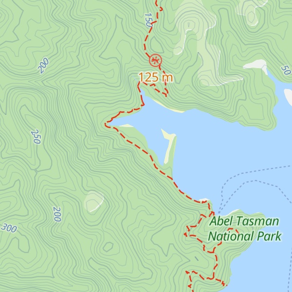 Map of Bark Bay Hut