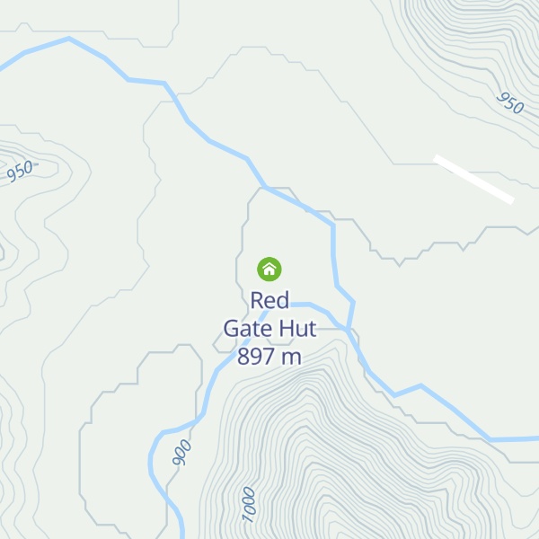 Map of Red Gate Hut