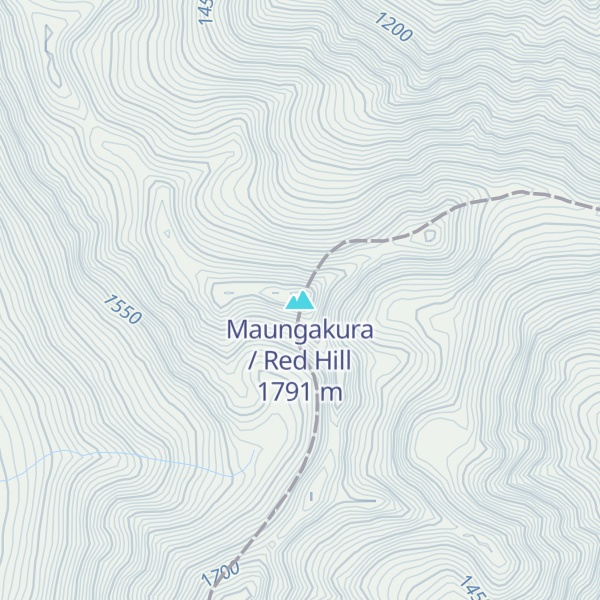 Map of Maungakura / Red Hill