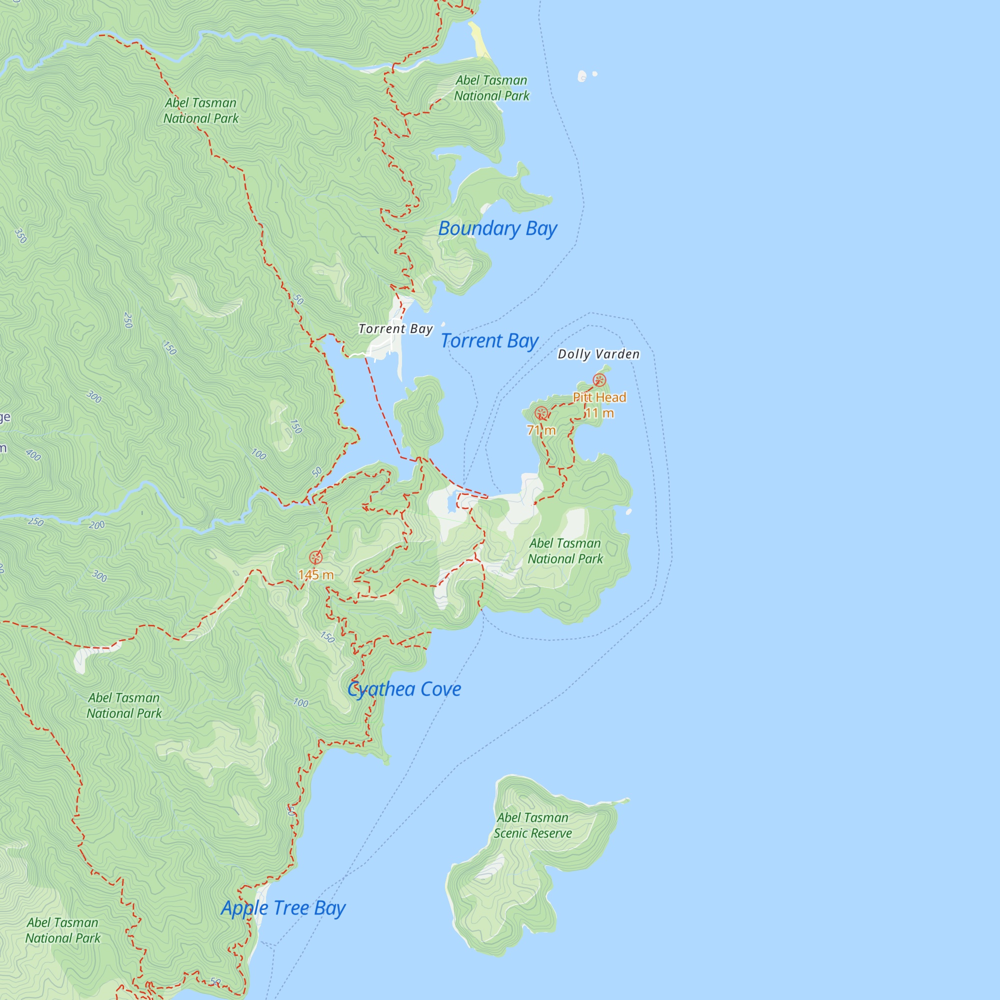 Anchorage Hut map
