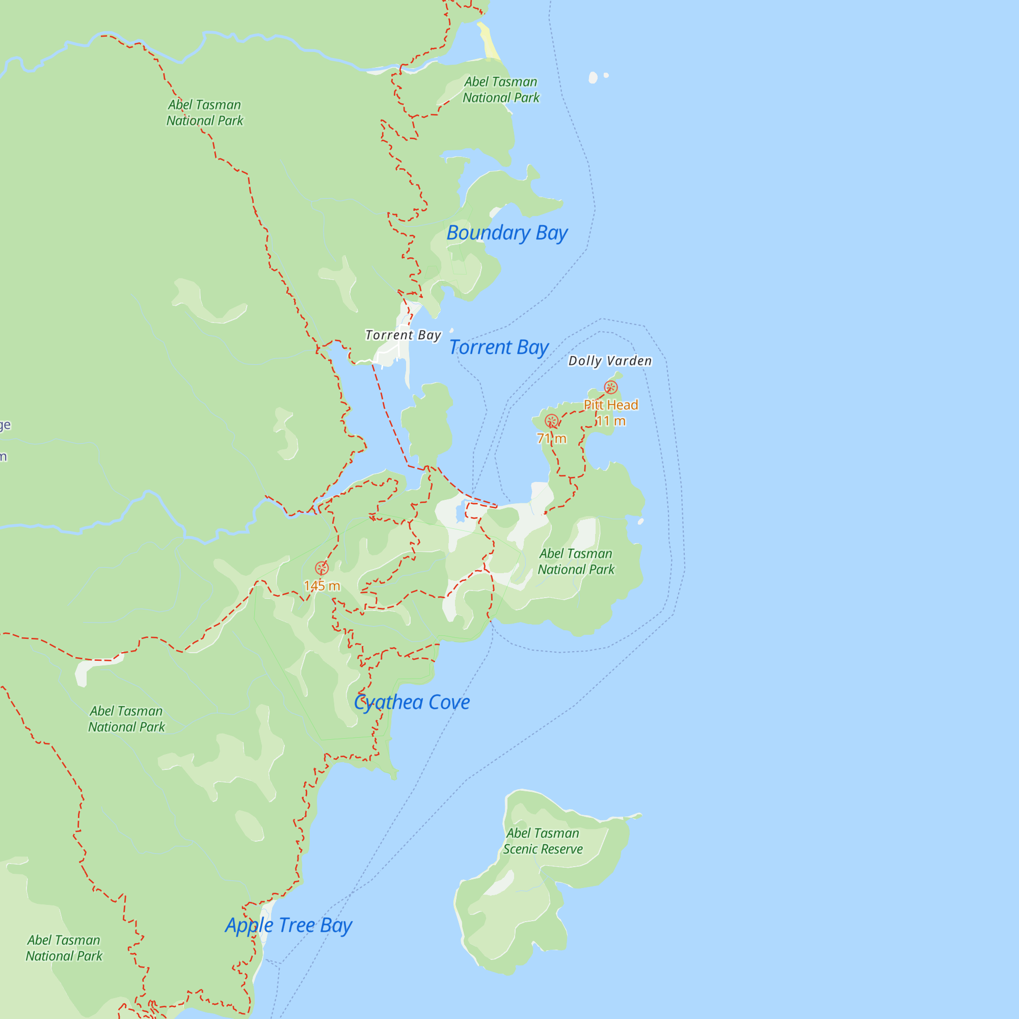 Anchorage Hut map