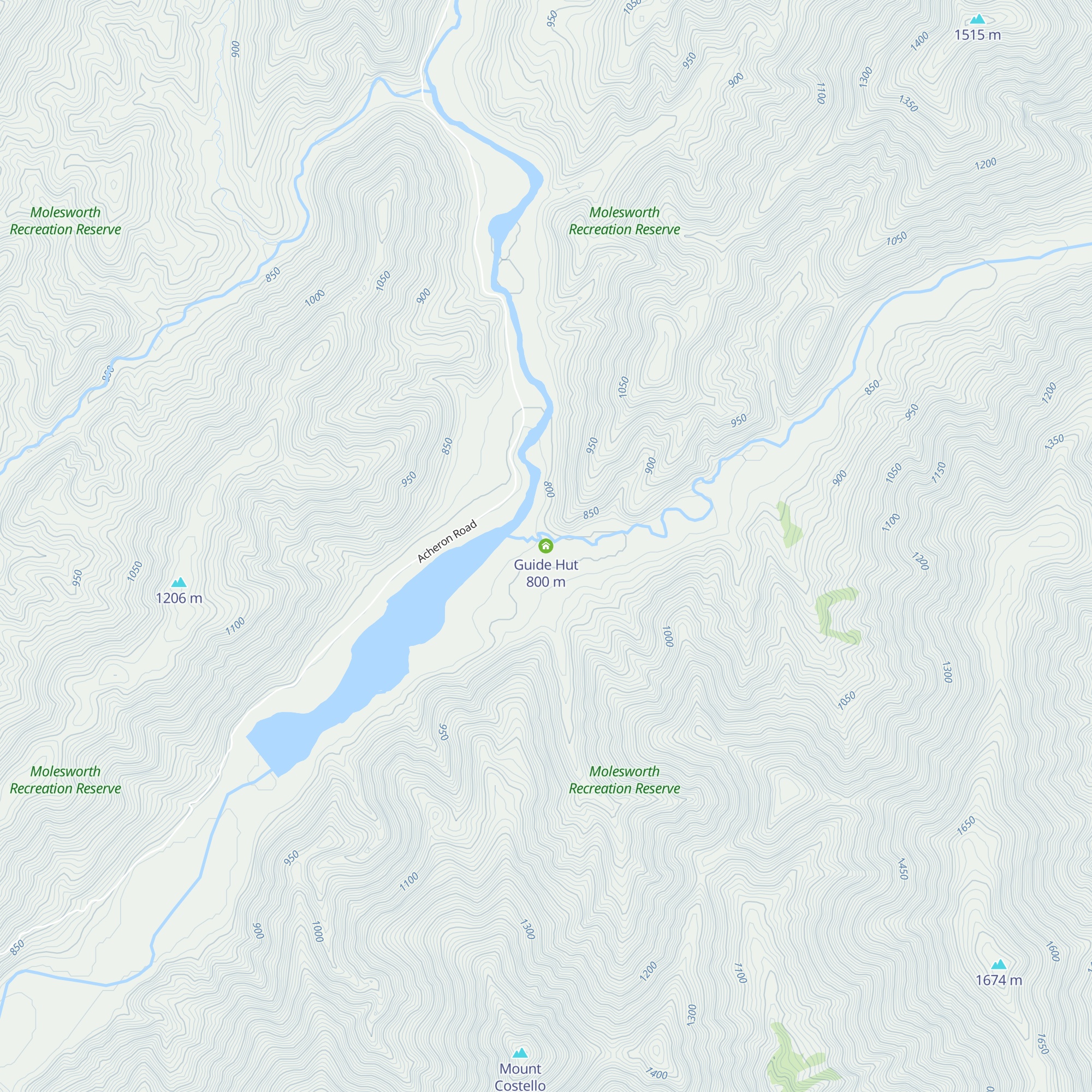 Guide Hut map