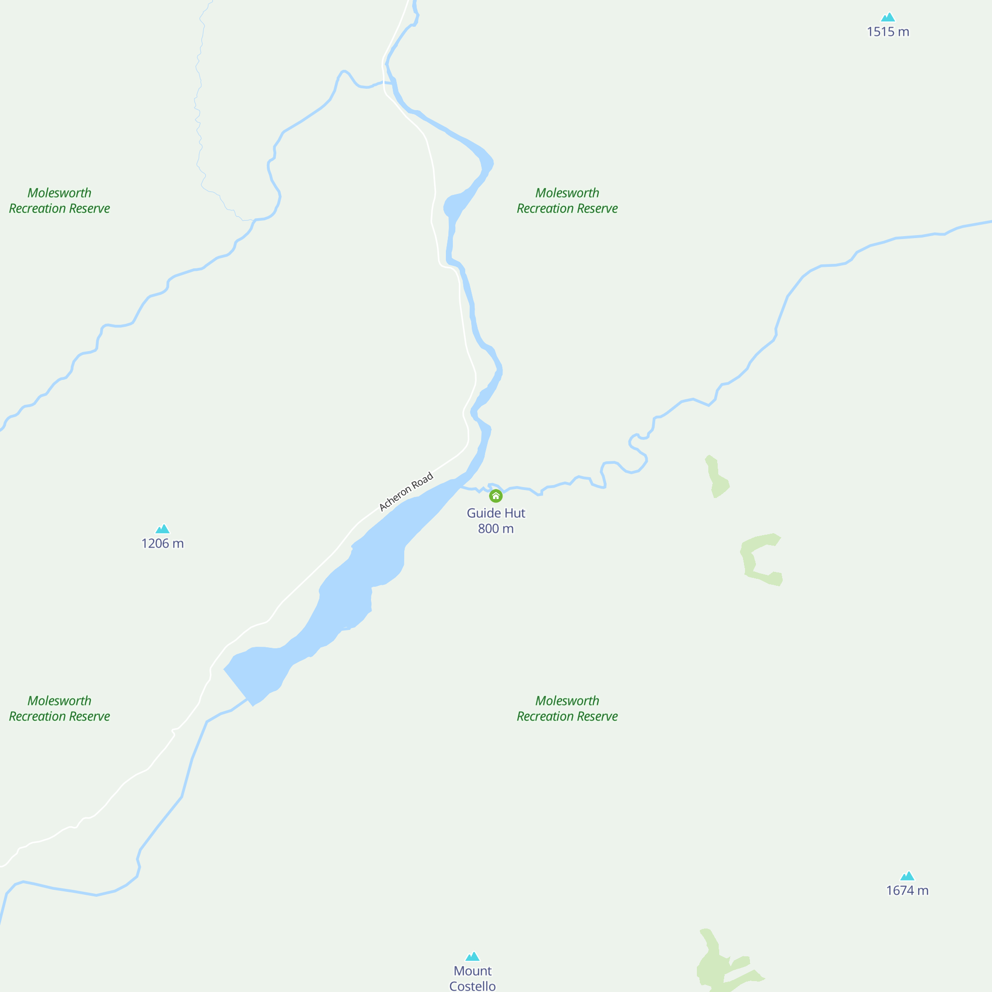 Guide Hut map