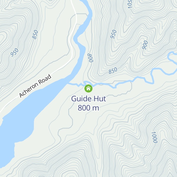 Map of Guide Hut