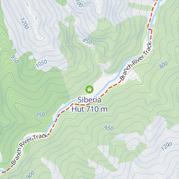 Map of Siberia Hut