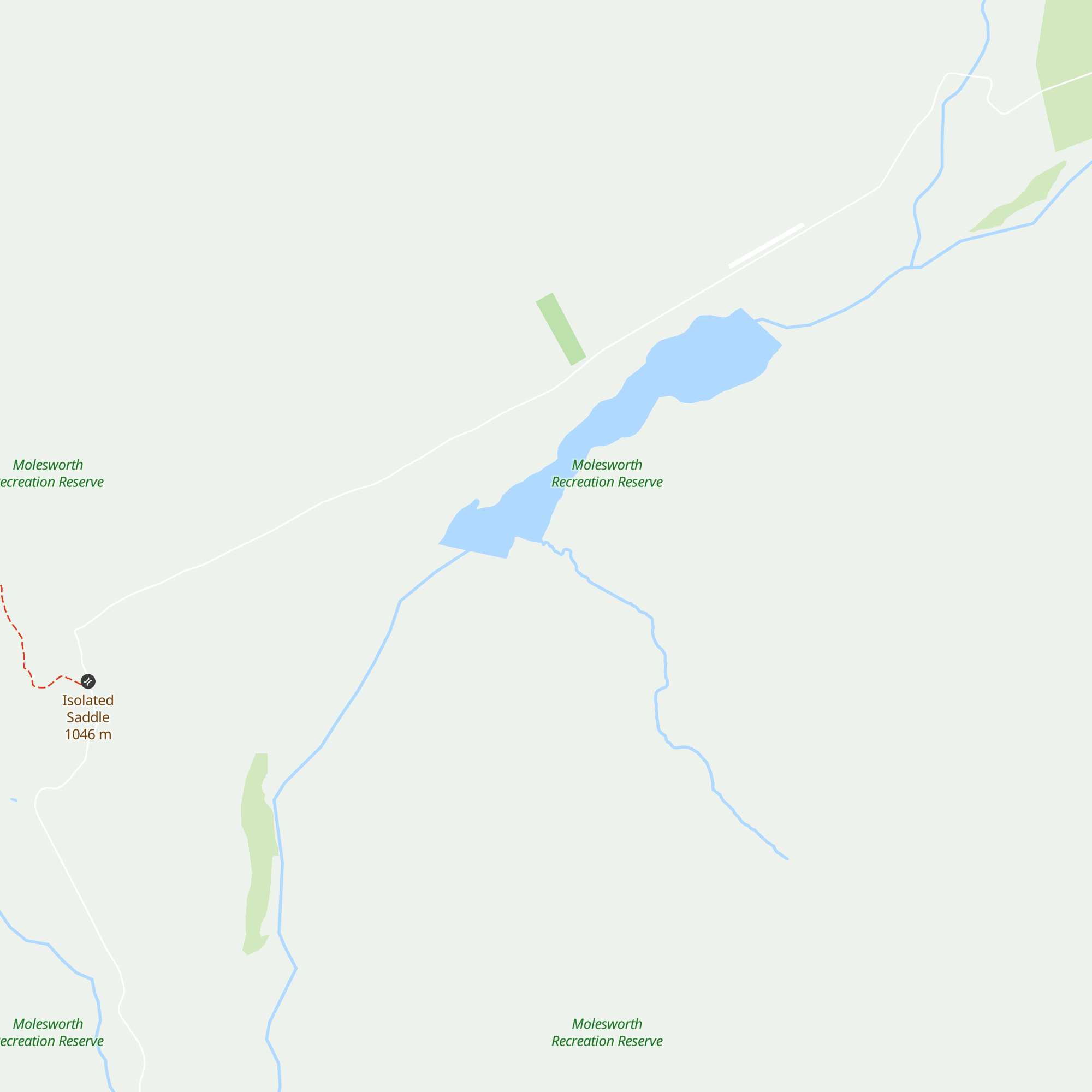 Acheron Hut map