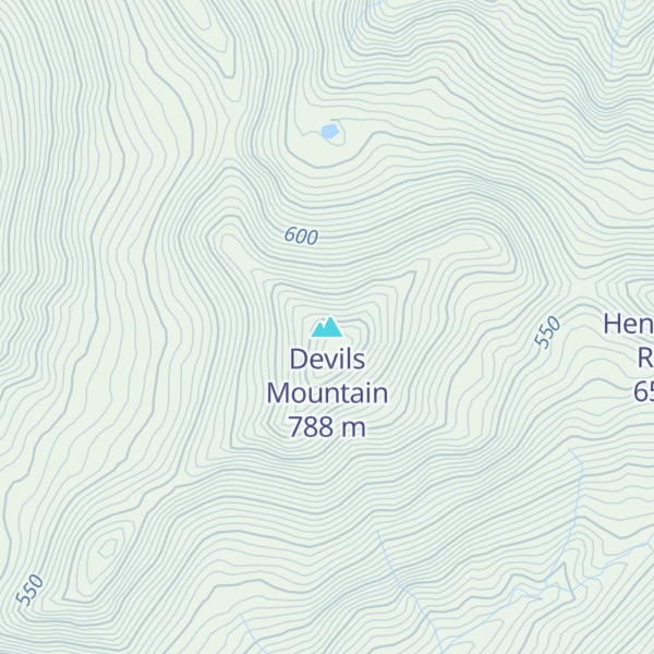 Map of Devils Mountain