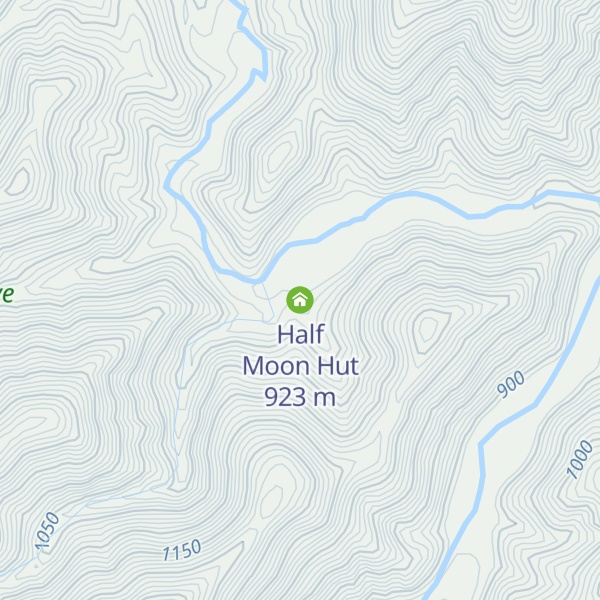 Map of Half Moon Hut