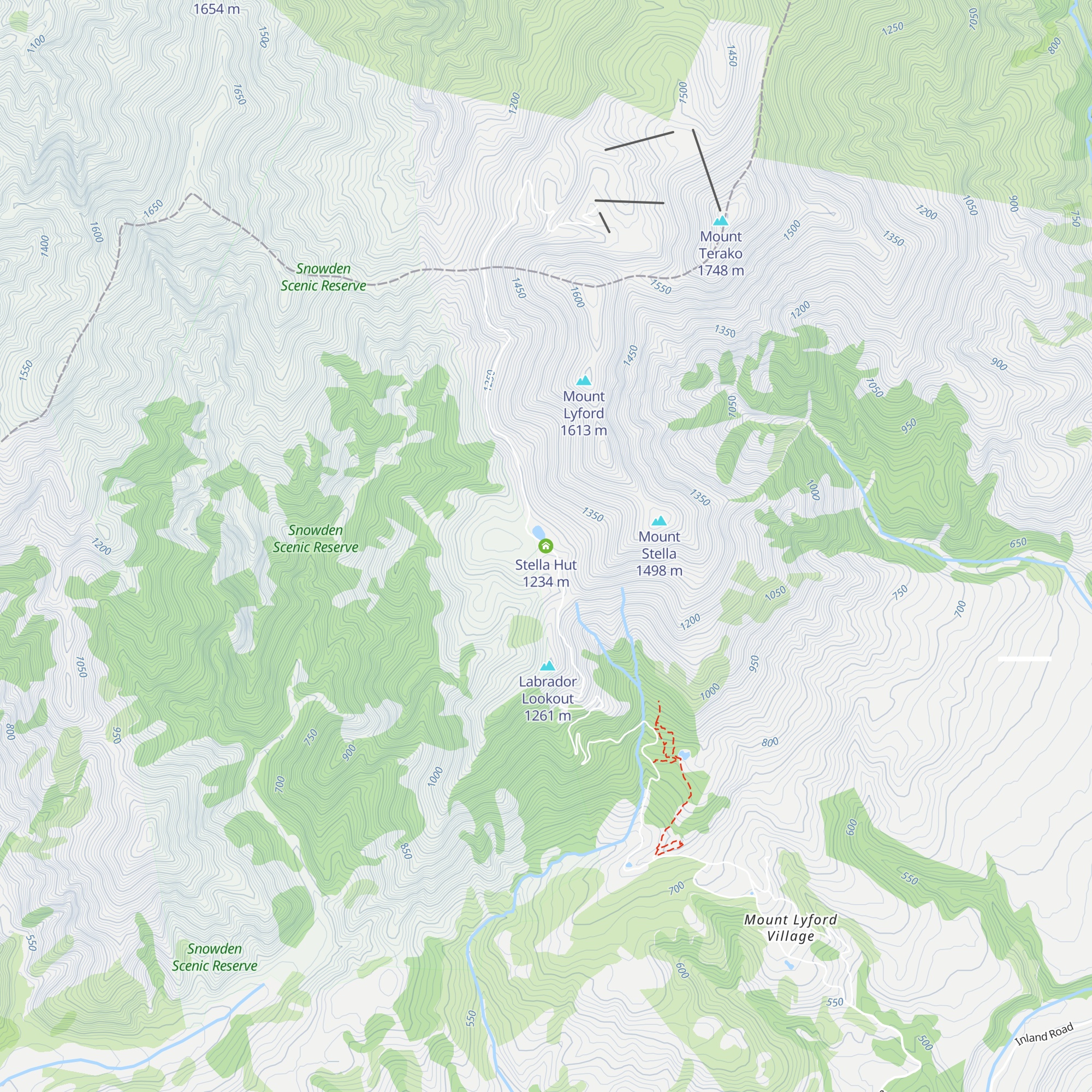 Stella Hut map