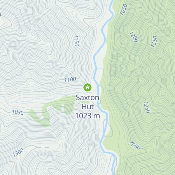 Map of Saxton Hut